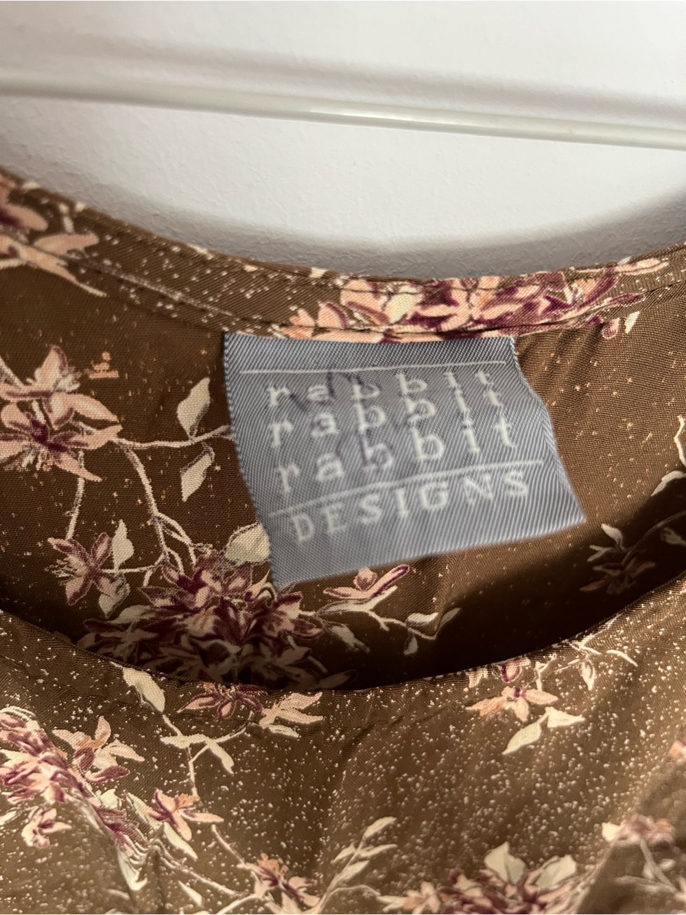 Rabbit Rabbit Rabbit Designs Brown Floral Midi/Maxi Dress - Picture 3 of 9